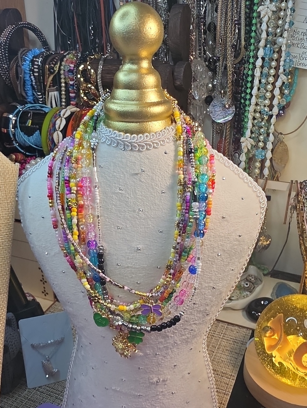 Handmade Multicolor Beaded Necklaces- Brand Unbranded